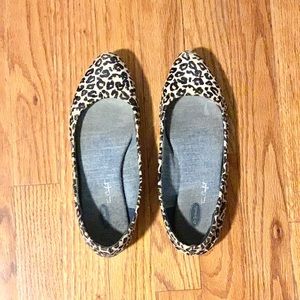 Dr. Scholls leopard print flat